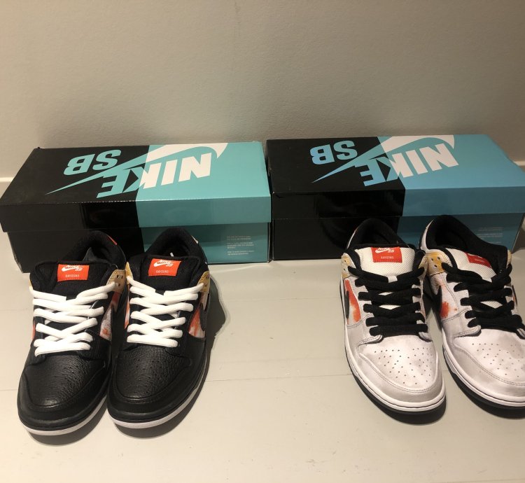 Nike Sb Dunk Low Raygun Tie Dye Black
