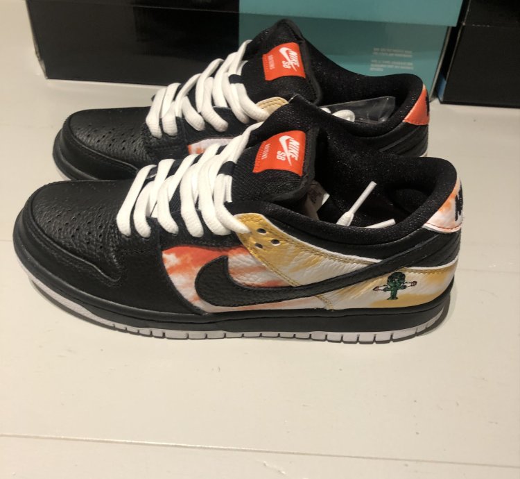 Nike Sb Dunk Low Raygun Tie Dye Black