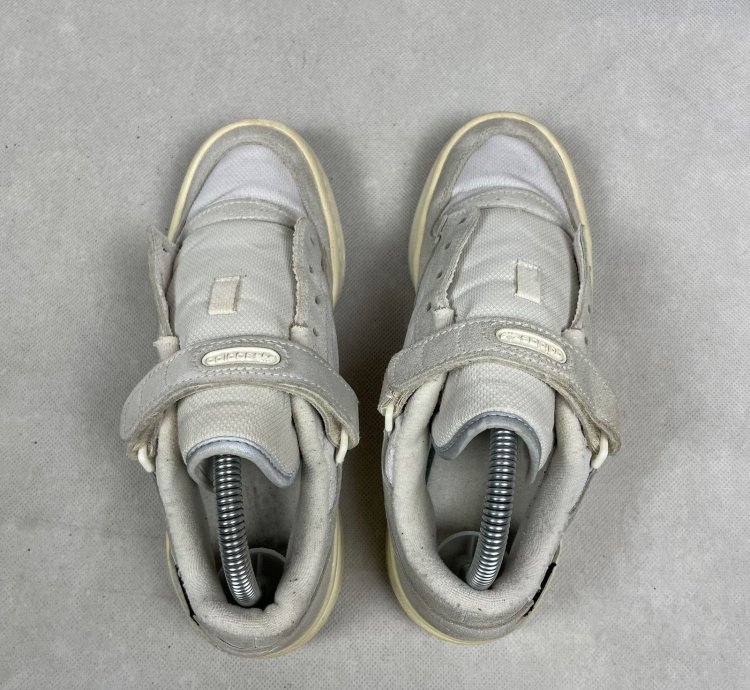 Adidas Forum Low Mens Off White Silver Metallic Sneakers 5 5