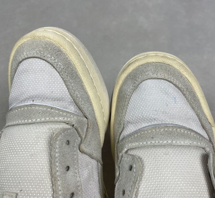 Adidas Forum Low Mens Off White Silver Metallic Sneakers 5 5