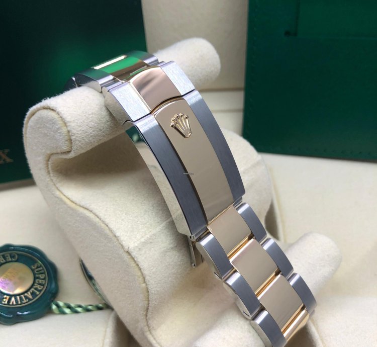 Rolex Sky-dweller Stainless Steel Yellow Gold Black Dial 2022