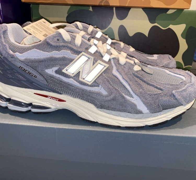 New Balance 1906r Protection Pack Grey Suede Sneakers 12 New