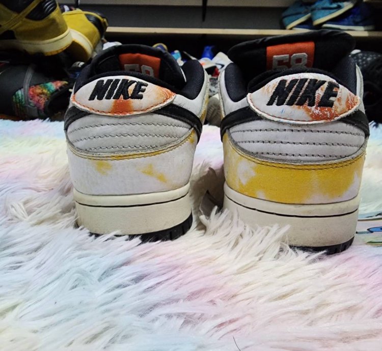 Nike Sb Dunk Low Raygun Tie Dye White