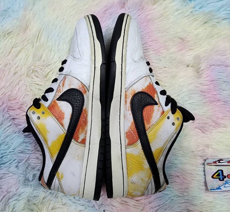 Nike Sb Dunk Low Raygun Tie Dye White