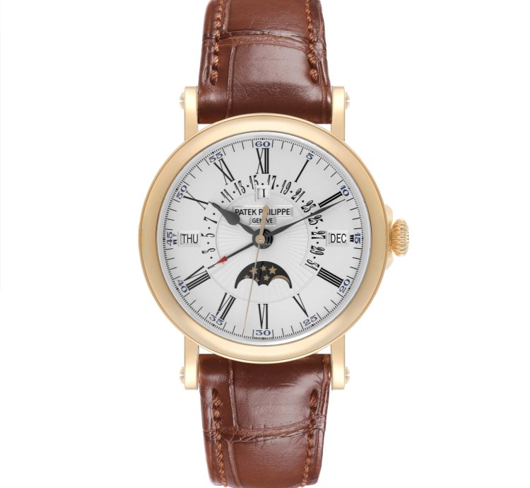 Patek Philippe Perpetual Calendar Yellow Gold Mens Watch 5159 Box Papers