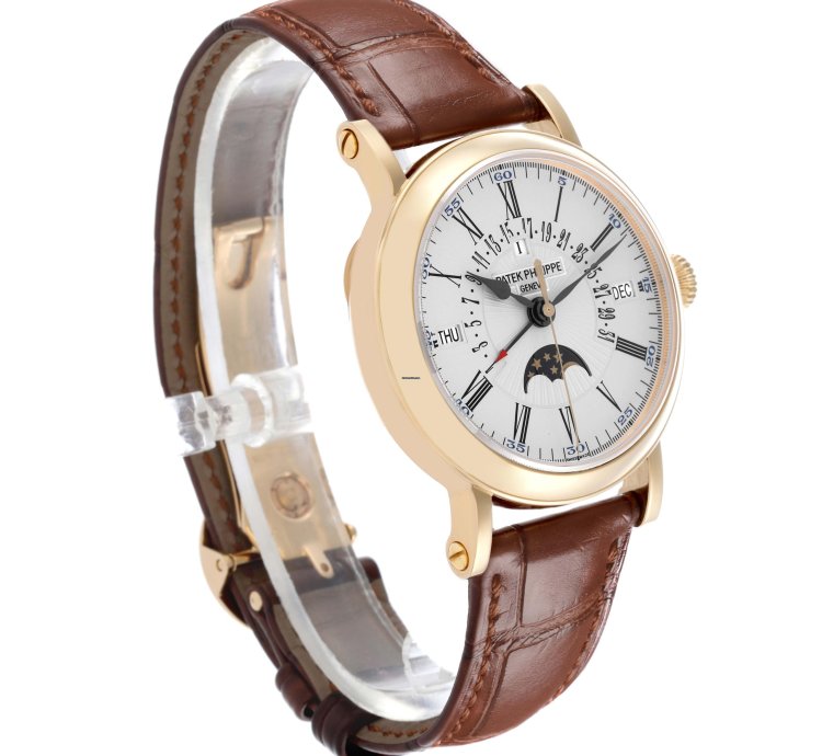 Patek Philippe Perpetual Calendar Yellow Gold Mens Watch 5159 Box Papers