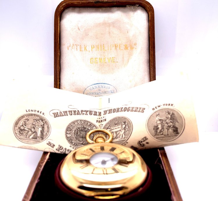 Patek Philippe Pocket Watch 1848 Gondolo First Series Full Set For Collector 18kt Unique