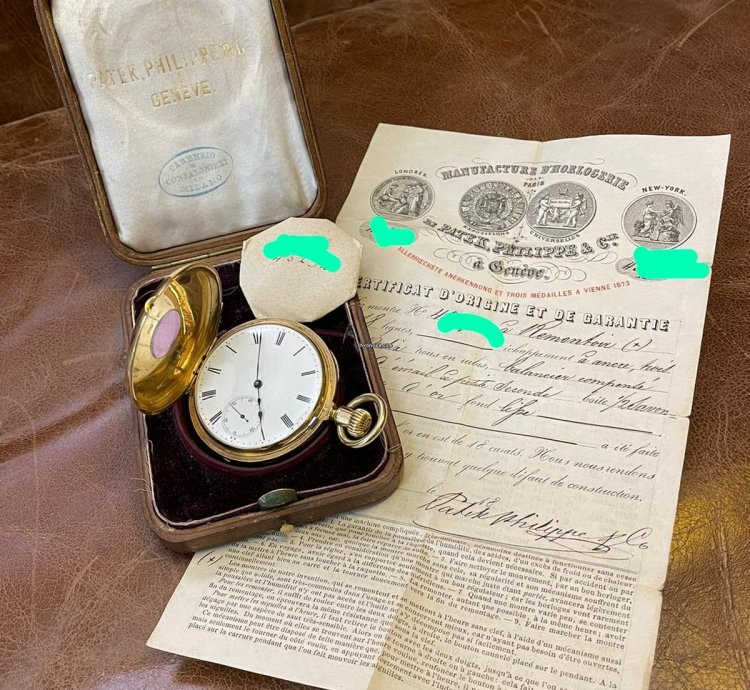 Patek Philippe Pocket Watch 1848 Gondolo First Series Full Set For Collector 18kt Unique