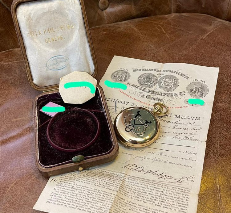 Patek Philippe Pocket Watch 1848 Gondolo First Series Full Set For Collector 18kt Unique