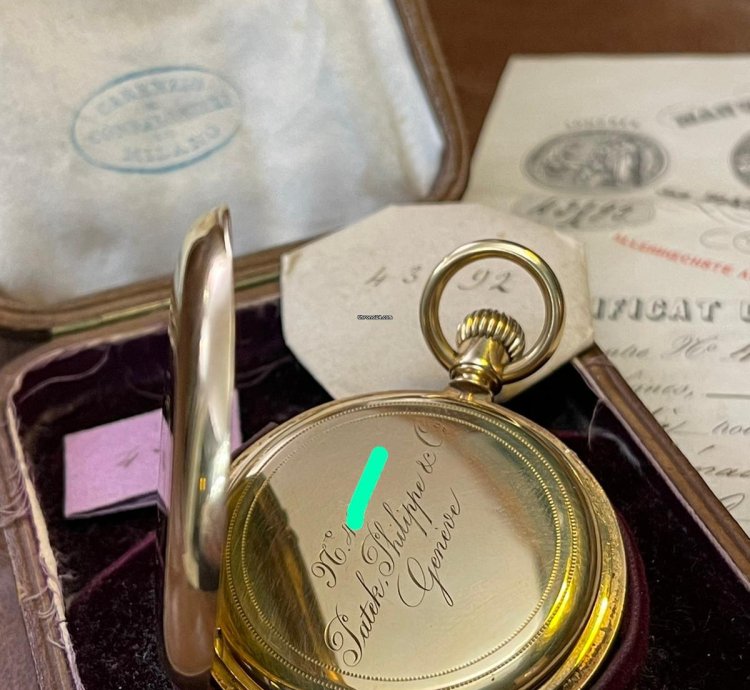 Patek Philippe Pocket Watch 1848 Gondolo First Series Full Set For Collector 18kt Unique