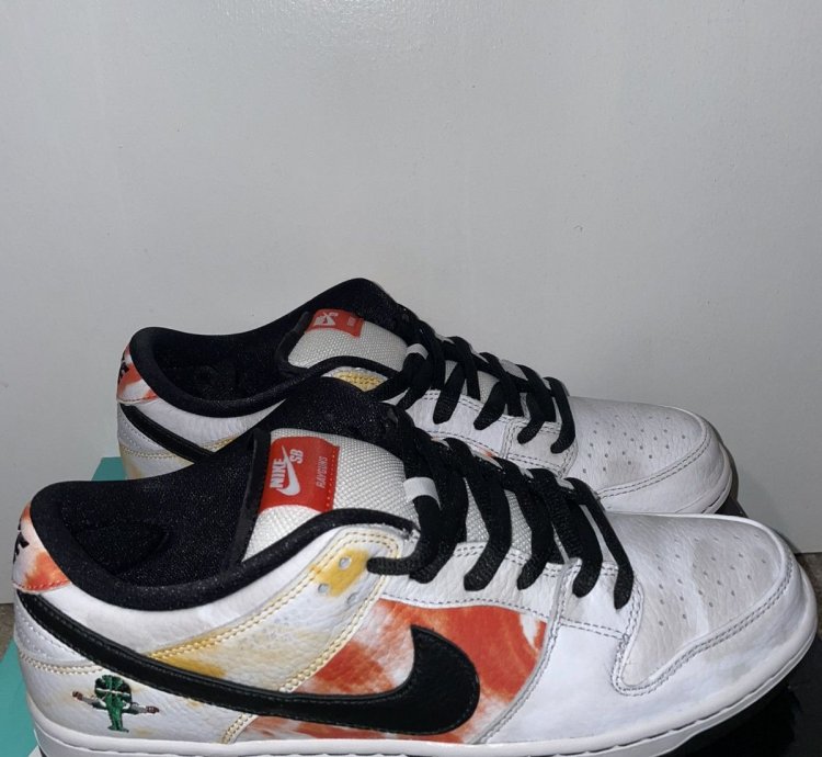 Nike Sb Dunk Low Raygun Tie-dye White