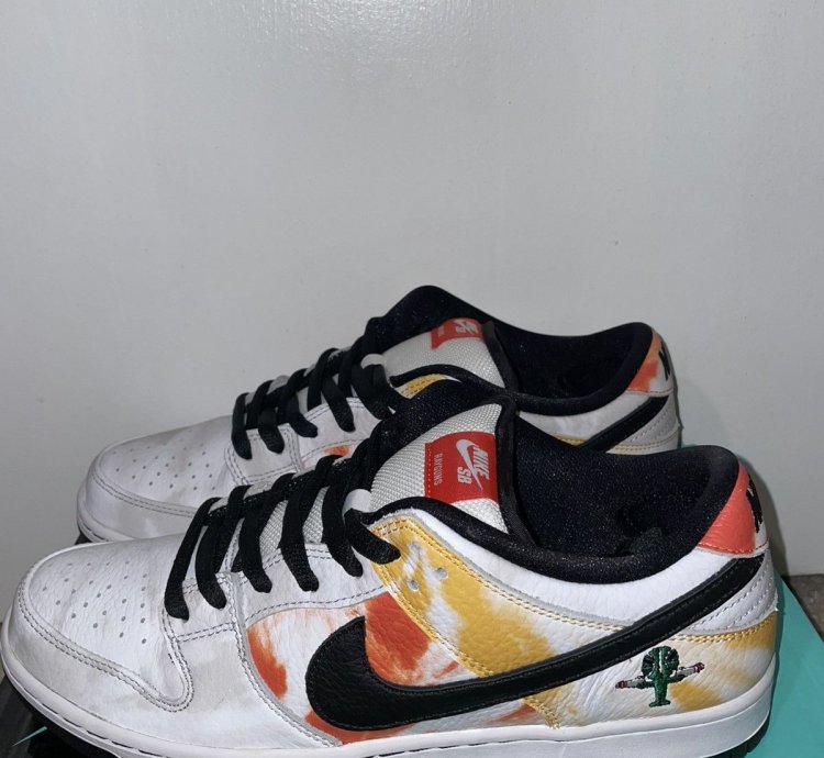Nike Sb Dunk Low Raygun Tie-dye White