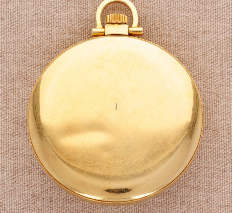 Patek Philippe Pocket Watch Yellow Gold Perpetual Calendar Pocket Watch Ref 725 2
