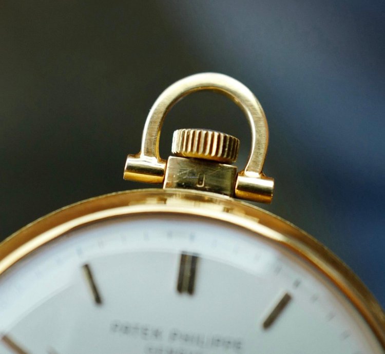 Patek Philippe Pocket Watch Yellow Gold Perpetual Calendar Pocket Watch Ref 725 2