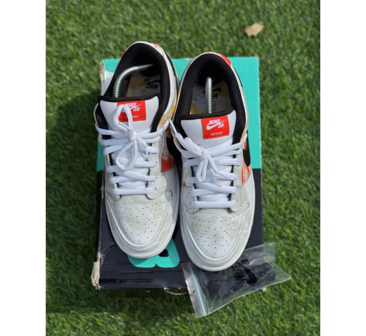 Nike Sb Dunk Low Raygun Tie-dye White Size 9 5