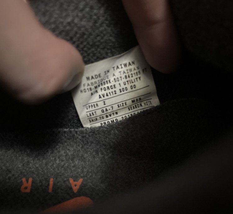 Carhartt Nike Air Force 1 Sample Size 9 Usded