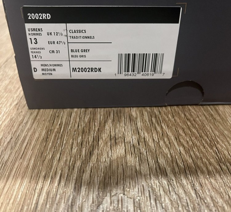 New Balance 2002r Blue Grey