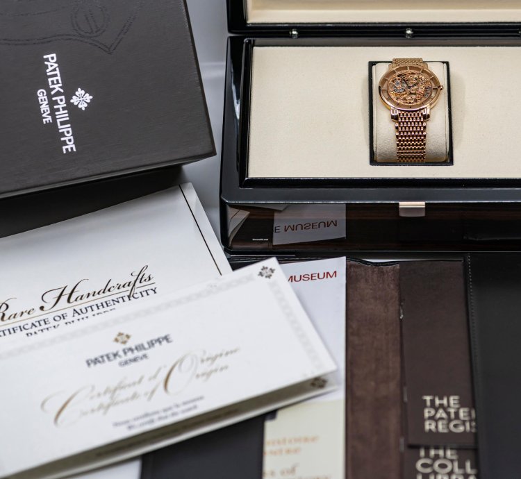 Patek Philippe Rare Handcrafts 5180 1r Calatrava Skeleton Full Set 2019 Caliber 240 Squ