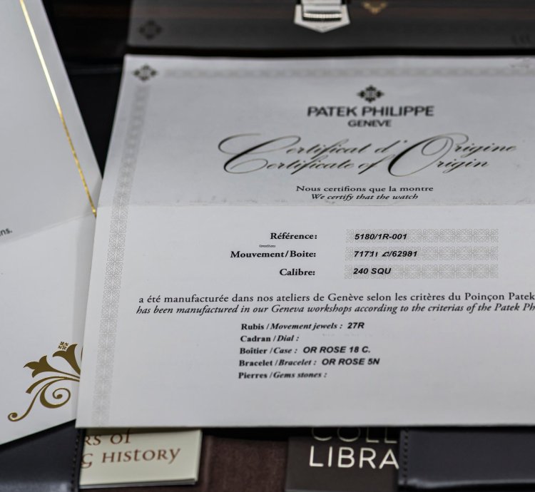 Patek Philippe Rare Handcrafts 5180 1r Calatrava Skeleton Full Set 2019 Caliber 240 Squ