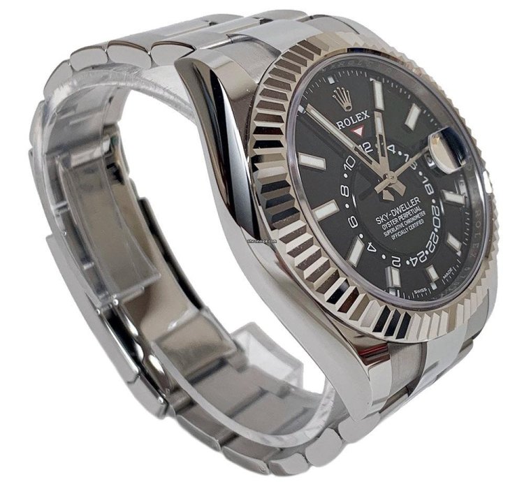 Rolex Sky-dweller Steel White Gold - Oyster