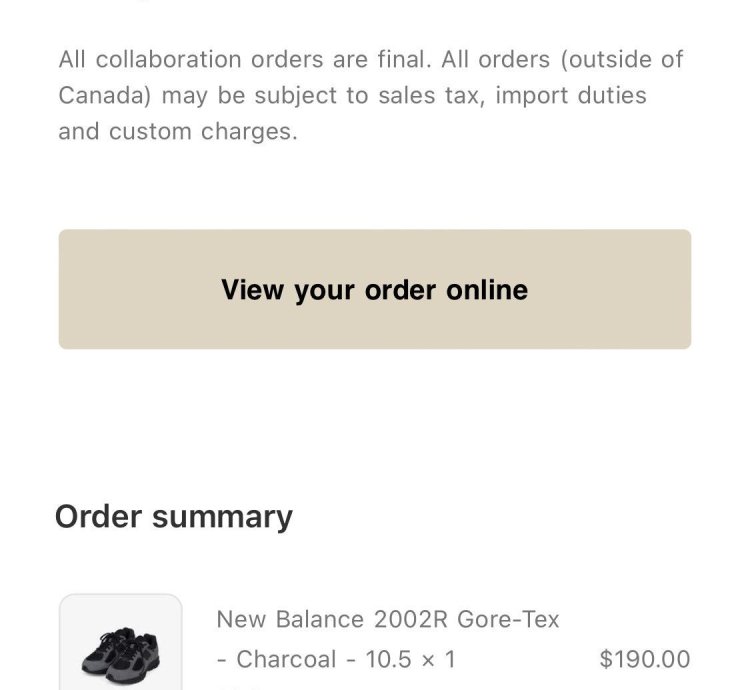 New Balance 2002r Gore-tex Jjjjound Charcoal