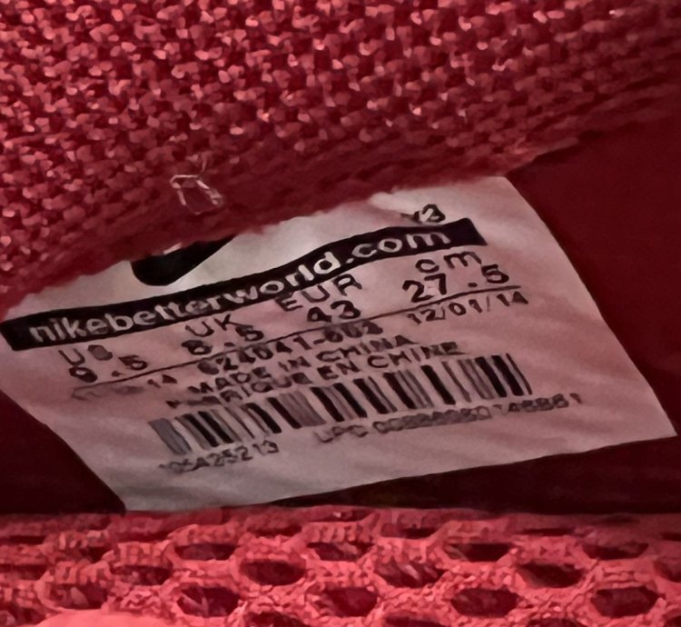 Nike Air Foamposite Pro Gym Red Size 9 5