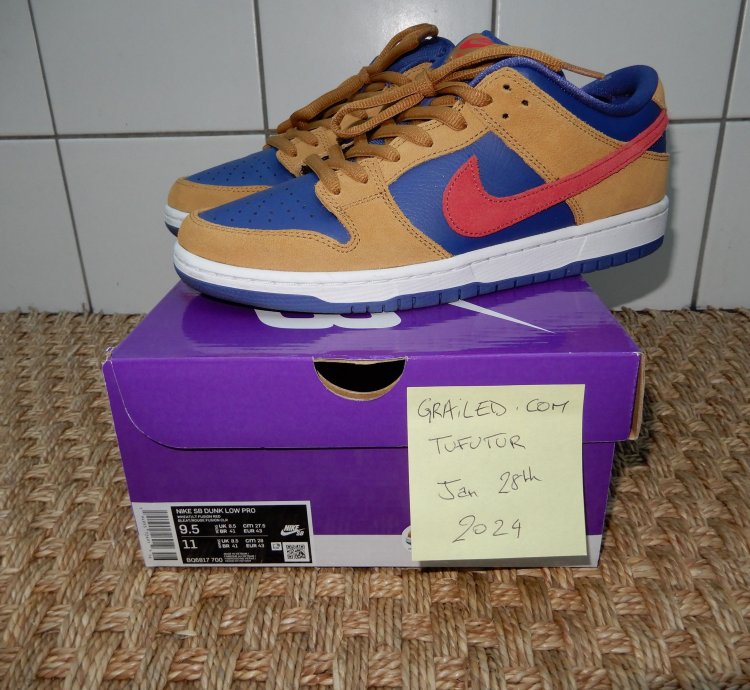 Nike Sb Dunk Low Reverse Papa Bear 2021 9 5 Us Men