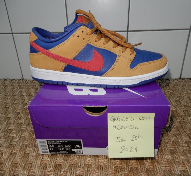 Nike Sb Dunk Low Reverse Papa Bear 2021 9 5 Us Men