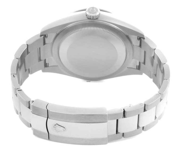 Rolex Sky-dweller Steel White Gold Green Dial Mens Watch 336934 Unworn