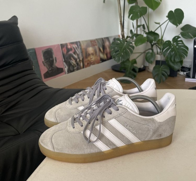 Adidas Gazelle Hype Low Sneakers Gray Casual Streetwear