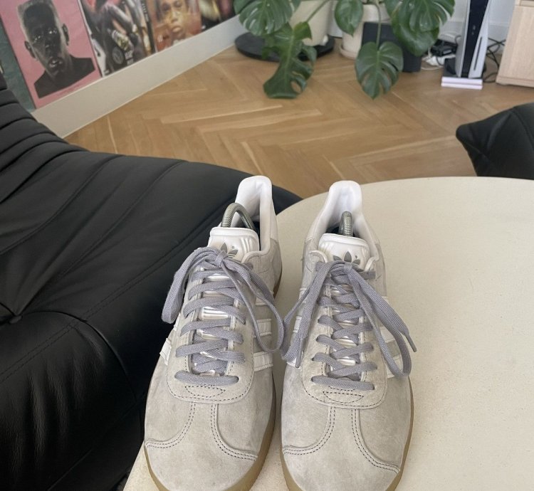 Adidas Gazelle Hype Low Sneakers Gray Casual Streetwear