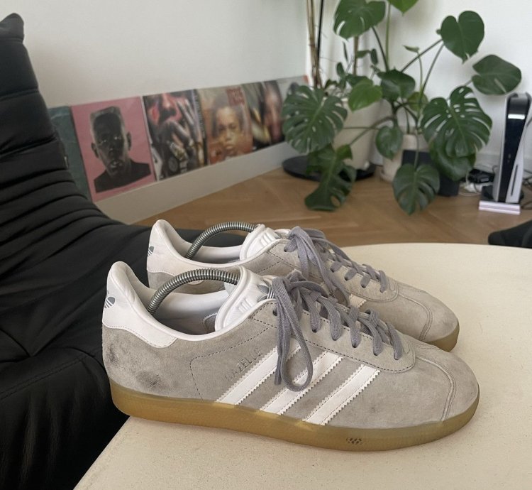 Adidas Gazelle Hype Low Sneakers Gray Casual Streetwear