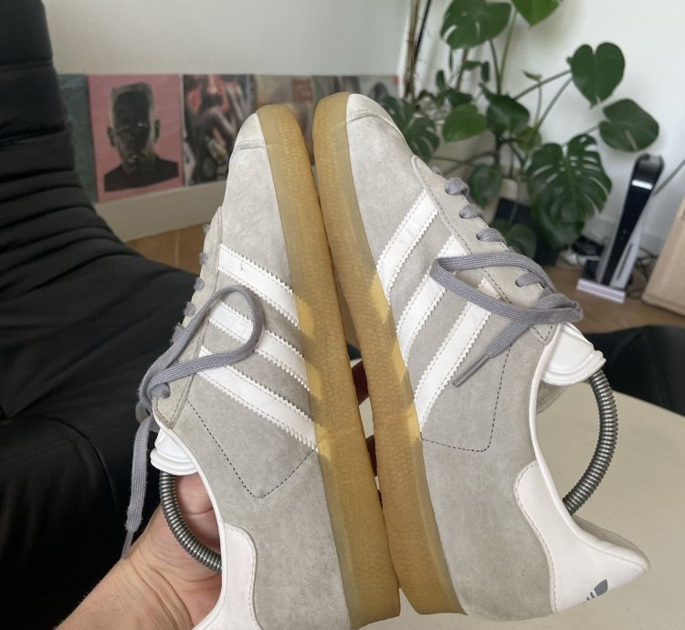 Adidas Gazelle Hype Low Sneakers Gray Casual Streetwear