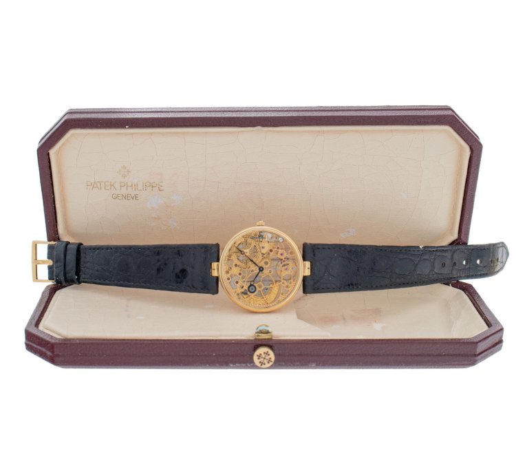 Patek Philippe Skeleton 3878 18k 31mm Watch
