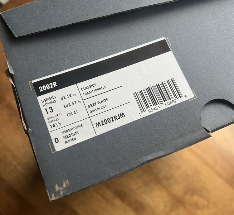 New Balance 2002r Grey White