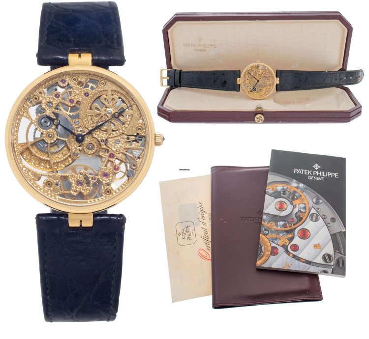Patek Philippe Skeleton 3878 18k 31mm Watch