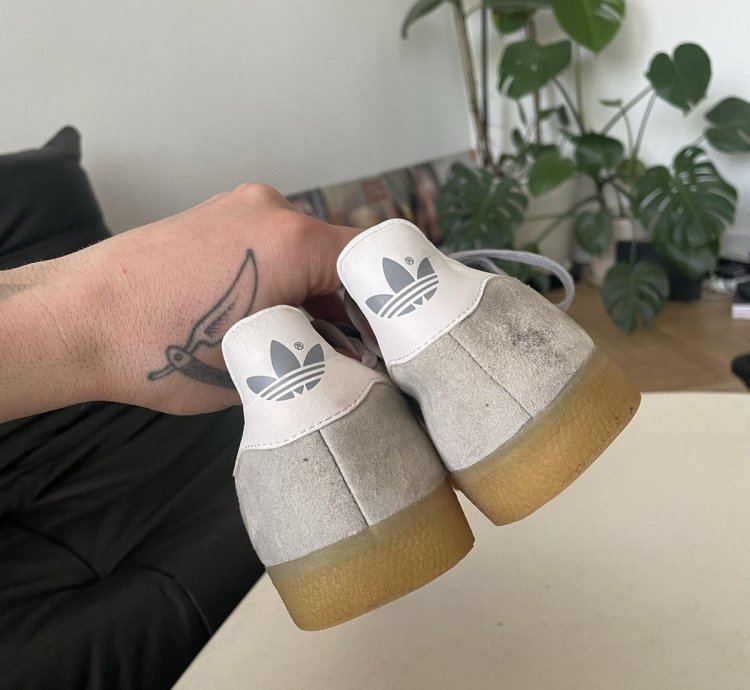 Adidas Gazelle Hype Low Sneakers Gray Casual Streetwear