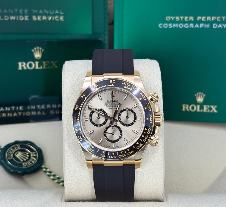 Rolex Daytona Unworn 2024 Daytona Champagne Dial Oysterflex 126518ln-0010