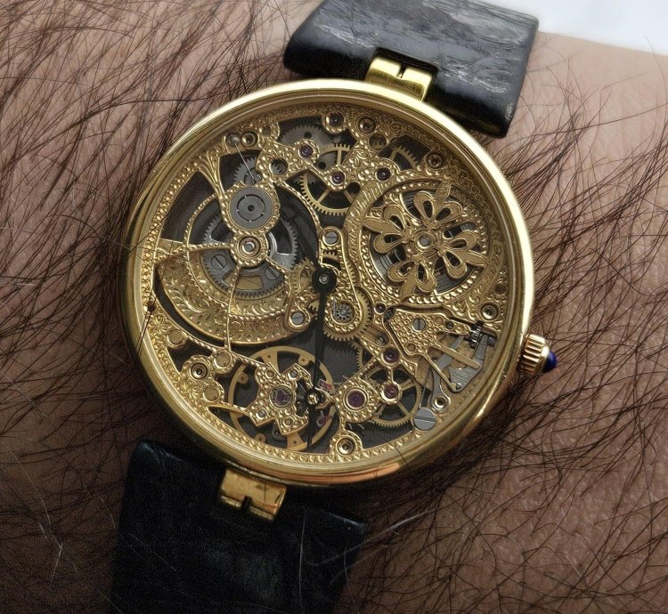 Patek Philippe Skeleton Automatic Yellow Gold 3878 31mm Extremely Rare