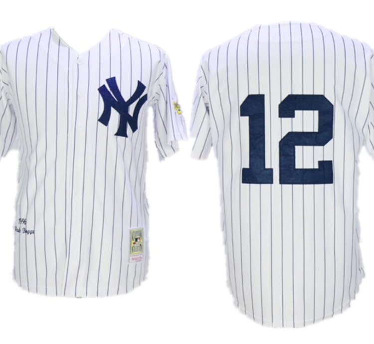 New York Yankees Wade Boggs 1996 White Throwback Jersey