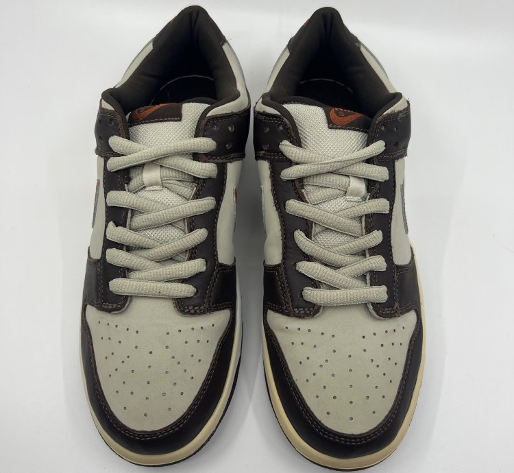 Nike Sb Dunk Low Sample Size 9 Light Stone Mesa Orange Brown