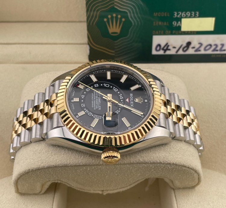 Rolex Sky-dweller Two-tone Black Dial
