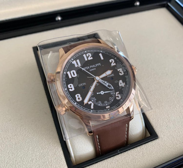 Patek Philippe Travel Time 5524r-001 Rose Gold Travel Time