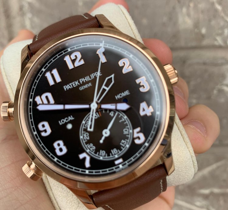 Patek Philippe Travel Time 5524r-001 Rose Gold Travel Time