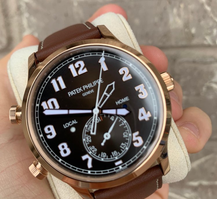 Patek Philippe Travel Time 5524r-001 Rose Gold Travel Time