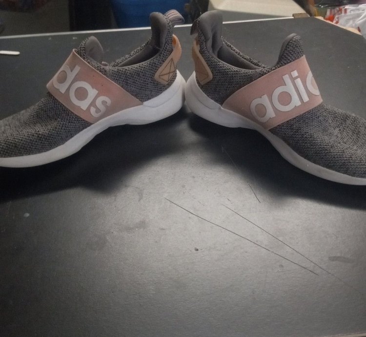 Adidas Girls Size 2 Shoe Quality Comfortable For Active Kids