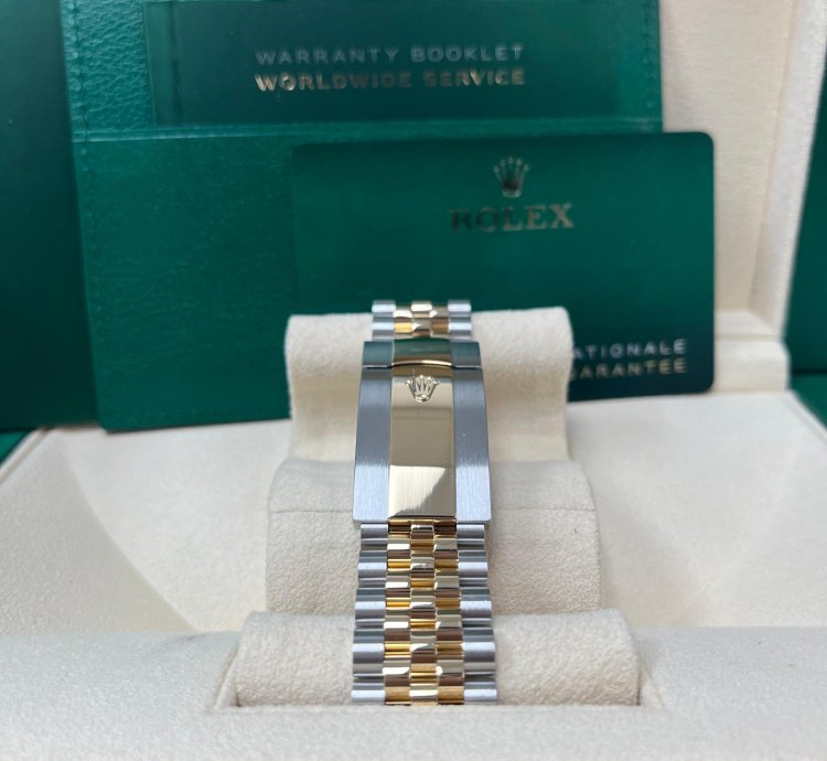 Rolex Sky-dweller Two-tone Yellow Gold Black Index Dial 326933