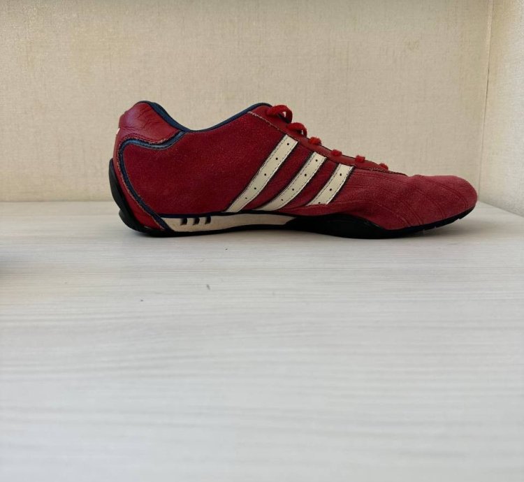 Adidas Goodyear Team Red Suede Racing Sneakers