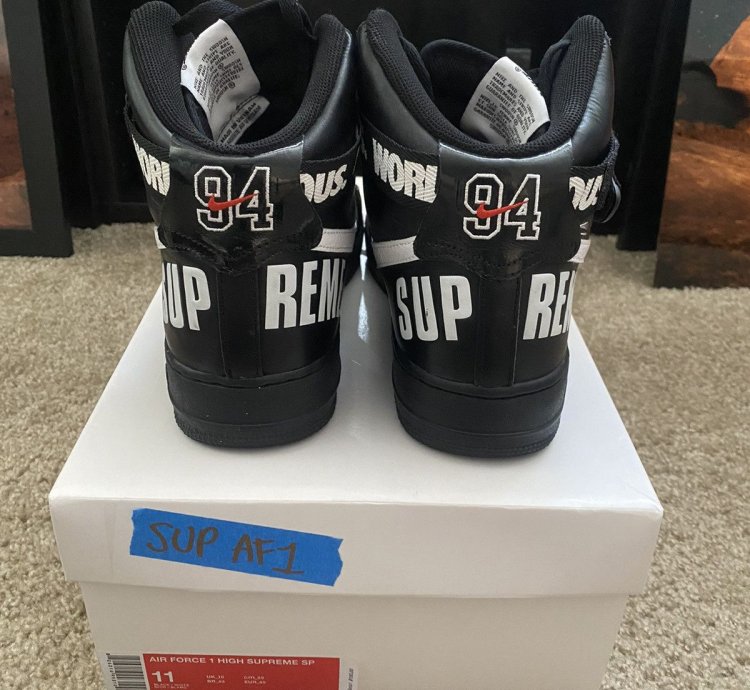 Nike Air Force 1 High Size 11 Supreme World Famous Af1