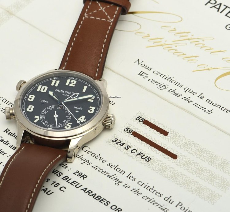 Patek Philippe Travel Time Pilot Travel Time 5524g Fullset 2023